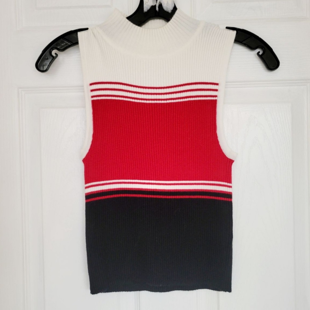 LAST CALL (donating 7/1)! NWOT Superdown Nanette Stripe Sleeveless Sweater Tank
